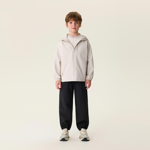 马克珍妮时尚运动风男童防风软壳外套儿童夹克2026春装新款560039 商品图1