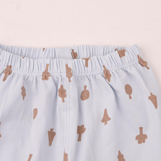 棉果果春季新品男宝大码中大童满印柔软舒适5A抗菌纯棉对开套装M111304226023 商品图3