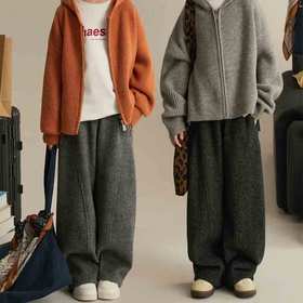 39.9就能到手一条加绒弯刀裤，懂穿搭的妈妈都给孩子买这条，软糯亲肤超暖和