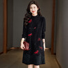 丁摩 气质连衣裙秋冬印花毛衣裙2800 商品缩略图6