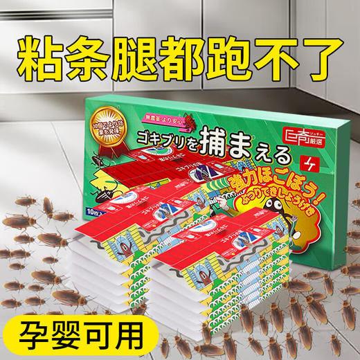 巨奇-衣鱼虫粘捕屋-10枚/盒 商品图0