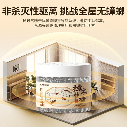 巨奇-驱蟑螂魔盒-樟木生香120g 商品图3