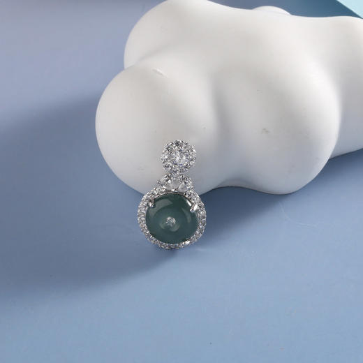 【宏艺珠宝】翠影星环·银s925挂坠 商品图1