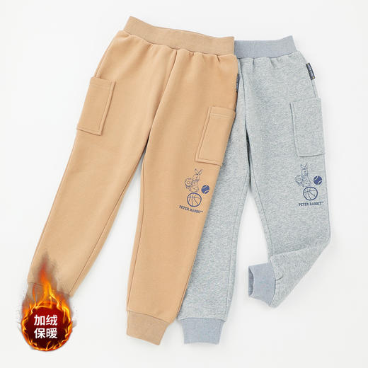 ⁴ 微瑕清仓99元任选2件【比得兔儿童秋冬加绒卫裤】适110-150码 YC04-BDT 商品图4