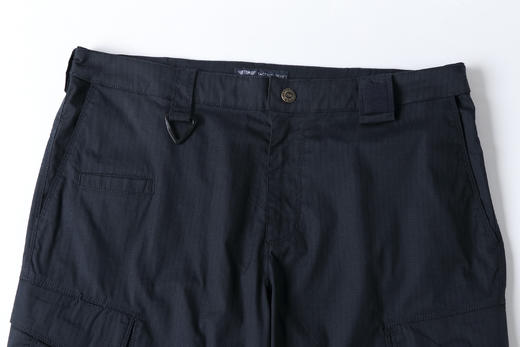 夏季作训服长裤-薄款-弹力格子布-藏蓝色 商品图2