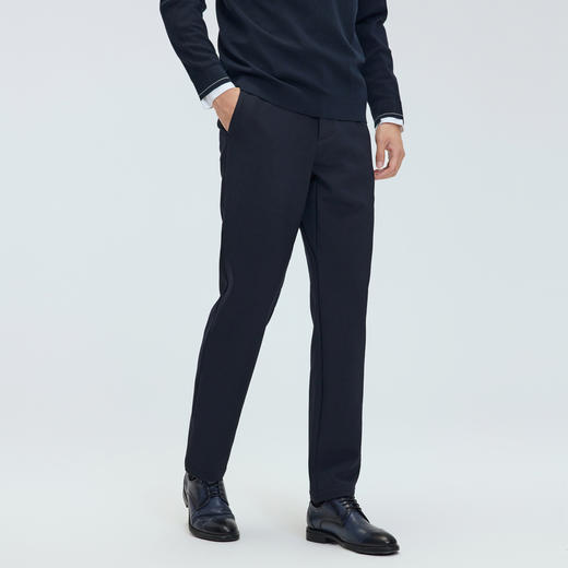 【门店同款】圣得西2025年冬季男士休闲长裤保暖时尚锥型休闲裤 商品图2