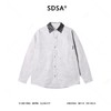 6016SDSA男士秋冬新款痞帅男装韩版扎染拼接翻领休闲长袖衬衫百搭衬衣 商品缩略图1