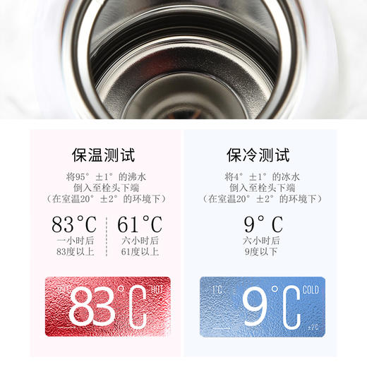 TIGER 虎牌 两用型 不锈钢真空杯 MMT-B35C GM 薄荷绿 350ml 商品图3