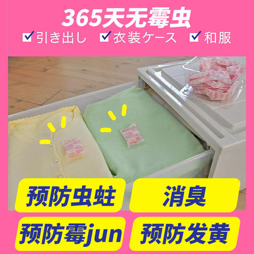 💰39🉐48💥小袋安速花香樟脑丸💐衣物衣服🧥衣柜防霉味防虫防潮除湿驱虫片防蛀🌷 商品图2