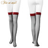 【情趣内衣】霏慕ins风撞色袜边长筒袜7223 商品缩略图13
