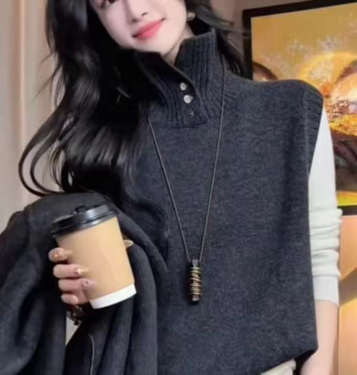 立领马甲 商品图0