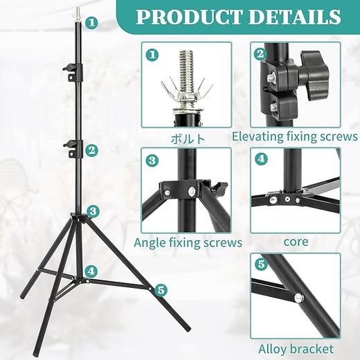 美国 AKOZLIN 便携拍照背景支架 可调节摄影背景 商品图4