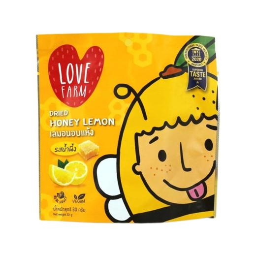 LOVE FARM 蜂蜜风味柠檬干（蜜饯）30g 商品图0
