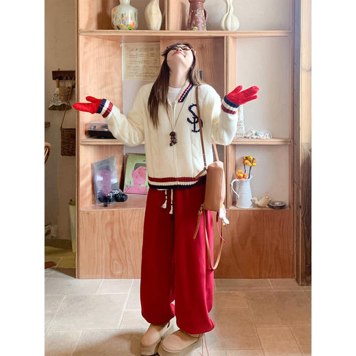 <曾小咸推荐>现货秒杀 ！微信超特价！韩系翻领拉链毛衣外套 日常259.99 立减140 秒杀119.99！！ 商品图3