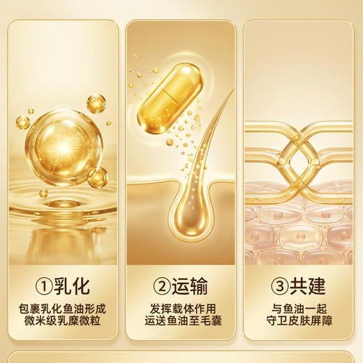 宝莱美露鱼油卵磷脂颗粒120g 犬猫通用鱼油幼猫成猫毛发养护 商品图4