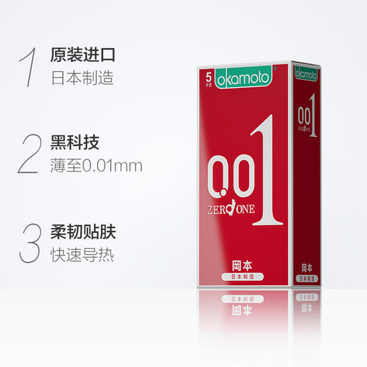 【保密发货】冈本001聚氨酯避孕套（新老版本随机发） 商品图1