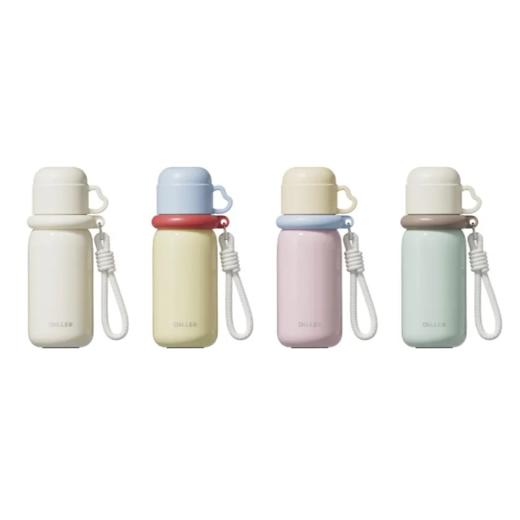 【超市】迪乐贝尔自然色系保温杯480ML  白/黄/粉/绿（颜色备注） 商品图0