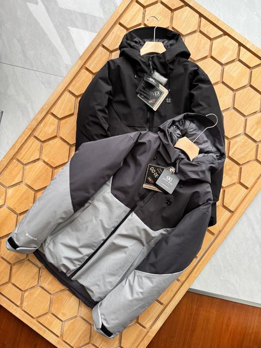 可隆两色连帽保暖拼色官网同步款鸭绒服 商品图2