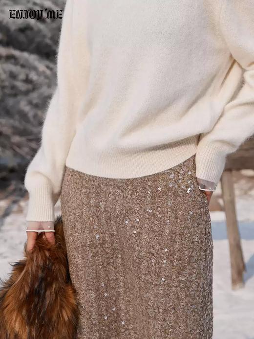 【门店同款】ENJOY冬季“相聚时刻”星河璀璨亮片半裙 168794131 商品图3