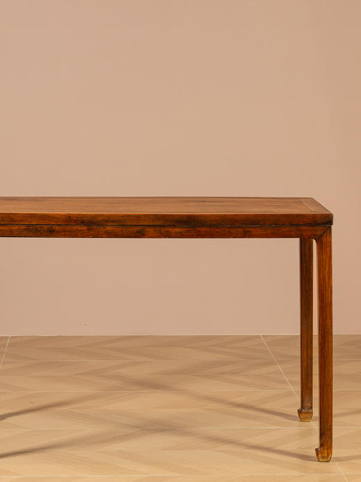 清	黄花梨四面平独板画桌 商品图2