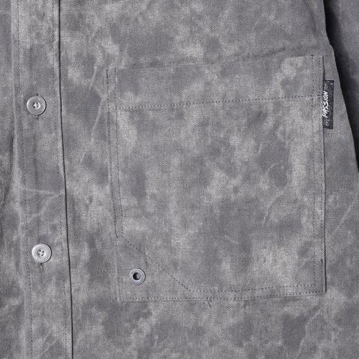 6016SDSA男士秋冬新款痞帅男装韩版扎染拼接翻领休闲长袖衬衫百搭衬衣 商品图3