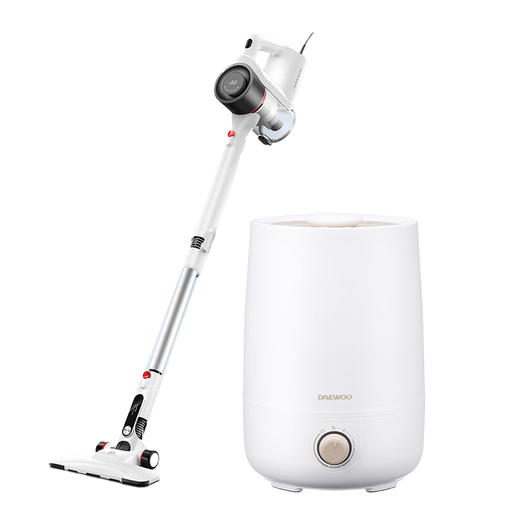 TY  （分两个包裹）小狗手持推杆吸尘器HC05 Plus+大宇 加湿器DYJS-Q01【鲜知10.0】 商品图0