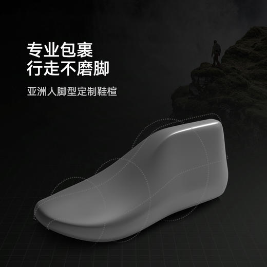 Kailas凯乐石 户外运动 男款低帮防水徒步鞋 界山 GTX KS2412133 商品图2