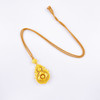 【限时克减150元】足金999.9 古法镂空挂绳吊坠人生四美如意葫芦吊坠(ANWGFDZ01313-6),(预售产品下单后不退款不退货不换货不补差价) 商品缩略图3