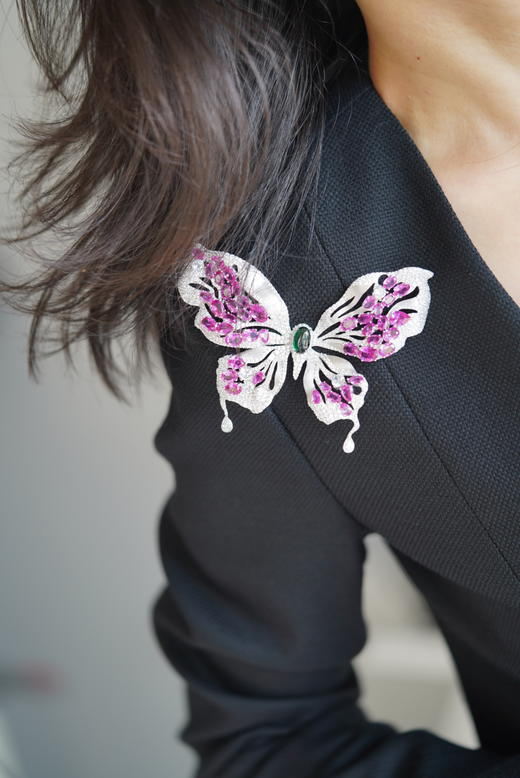 高定胸花【蝶之女】 商品图0