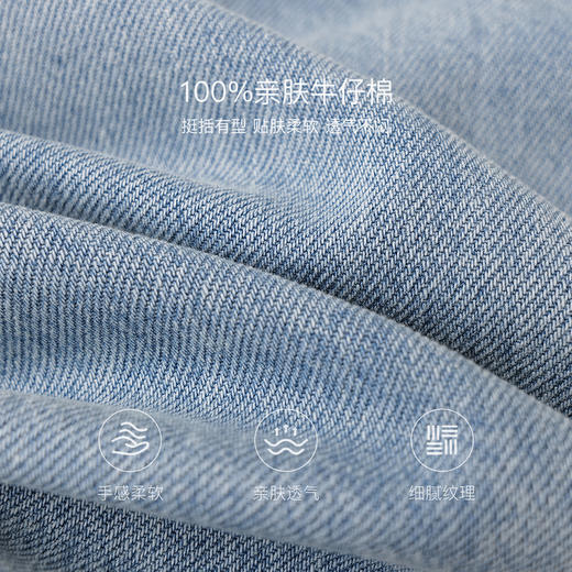 马克珍妮复古牛仔女童A版背带裙2026年春装新款560202 商品图2