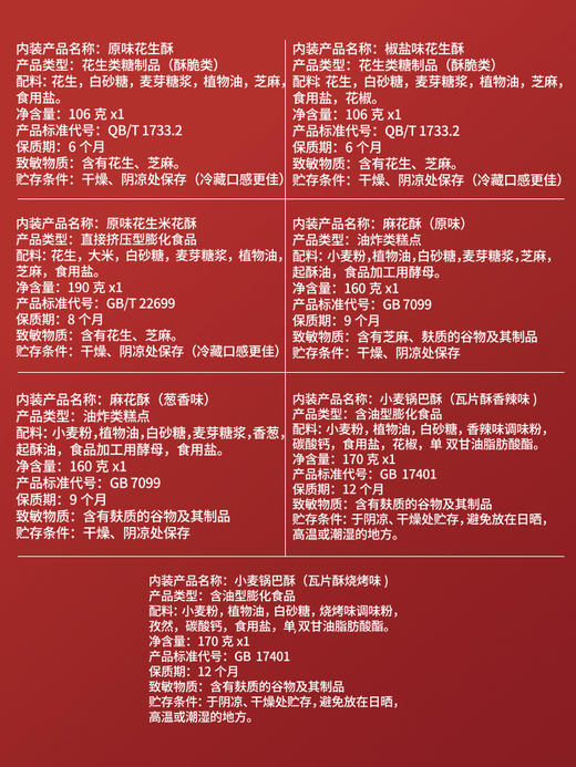 🌟【马年吉市】黄老五酥香世家1062g礼盒 商品图11