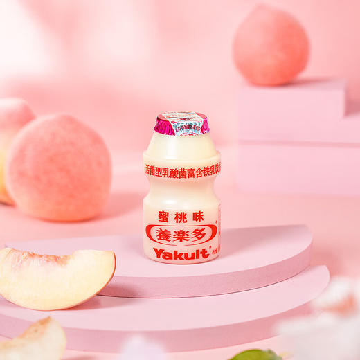 乐多活菌型乳酸菌富含铁乳饮品 蜜桃味100ml*5瓶*4 商品图5