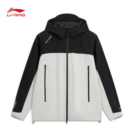 【肖战同款】李宁户外CF溯万龙甲冲锋衣黑龘男女同款反光防泼水防风宽松单层冲锋衣AEMV033 商品图5