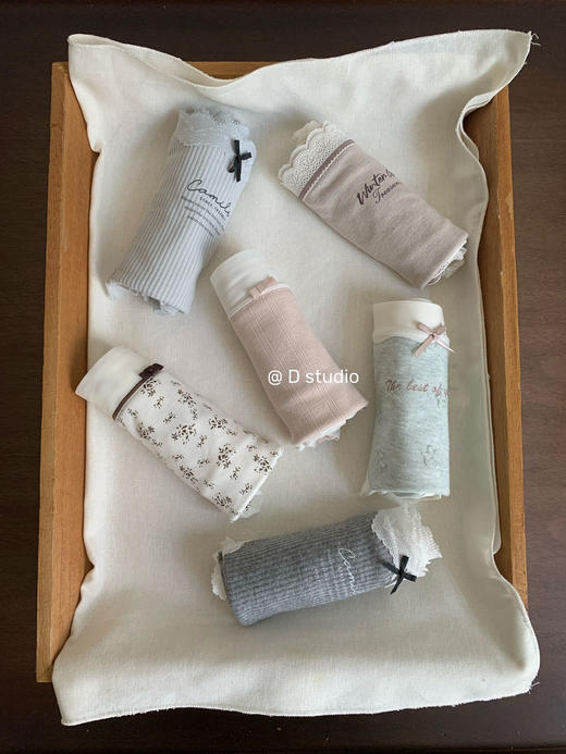 送羊羔毛包！还随机赠送口红/护手霜/发饰~10条装内裤盲盒高品质三角裤 舒适中高腰温柔治愈不挑款 商品图5