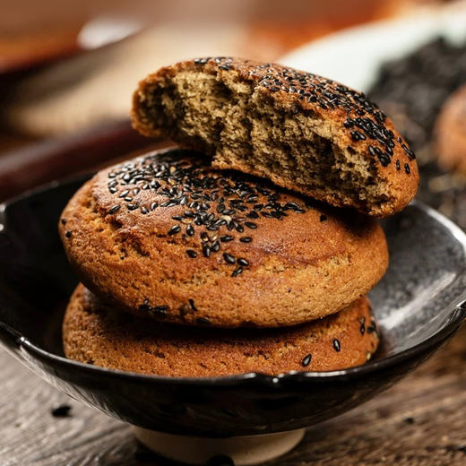 鑫炳记三黑饼600g整箱山西特产糕点美食 商品图1