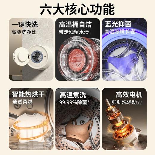 全自动滚筒壁挂内衣内裤专用洗脱烘一体机迷你双仓双桶洗衣机 商品图2