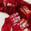 马年2026年本命年袜子女款 秋冬中筒袜 新年喜庆大红袜 商品缩略图7