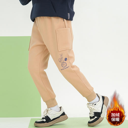 ⁴ 微瑕清仓99元任选2件【比得兔儿童秋冬加绒卫裤】适110-150码 YC04-BDT 商品图3