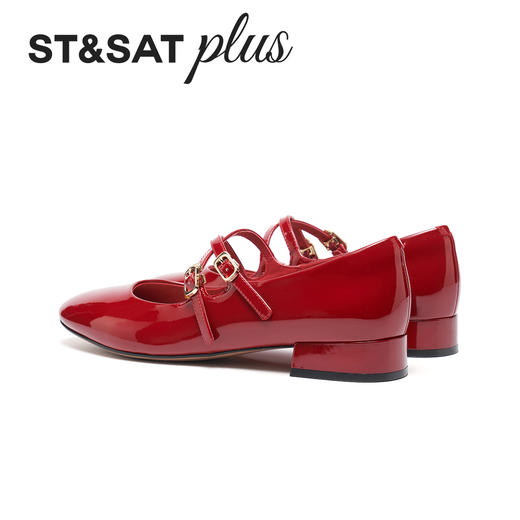 星期六26春新款法式交叉绊带低跟玛丽珍SSE1111054 商品图10