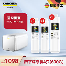 厨下600G滤芯尊享套装【4只装】 囤货买更划算