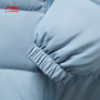 李宁男子防泼水立体裁剪鸭绒短羽绒服AYMV215-6 商品缩略图6