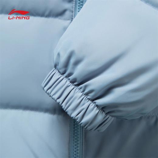 李宁男子防泼水立体裁剪鸭绒短羽绒服AYMV215-6 商品图6