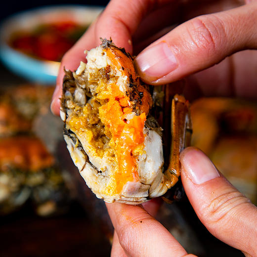 【自营】洪掌柜花雕熟醉蟹4只装600g 商品图2