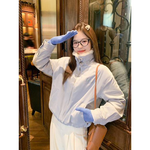 <曾小咸推荐>现货秒杀 ！微信超特价！韩系毛毛领灯芯绒棉服 日常299.99 立减130 秒杀169.99！！ 商品图1