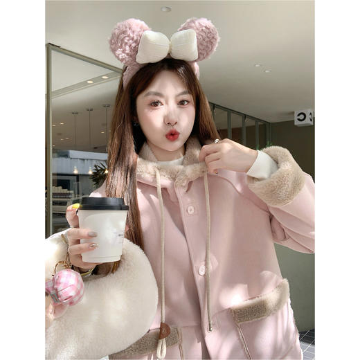 <曾小咸推荐>现货秒杀 ！微信超特价！麂皮内里羊羔毛外套 日常319.99 立减170 秒杀149.99！！ 商品图1