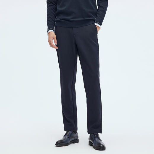 【门店同款】圣得西2025年冬季男士休闲长裤保暖时尚锥型休闲裤 商品图1