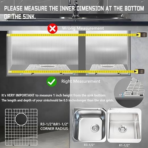 美国 TORIBIO 食品级304不锈钢水槽沥水网格 厨房多功能收纳架 商品图2