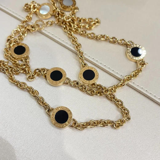 宝格丽 BVLGARI系列 18k金 玛瑙 钻石 项链 商品图1