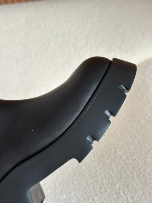 1222-3 渠道货 秦岚同款 GR头层小牛皮 超轻发泡厚底 炒鸡软糯高筒靴  长靴 商品图4