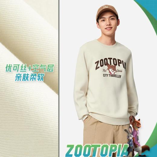 李宁迪士尼疯狂动物城联名系列男子套头卫衣AWDVB25 商品图1